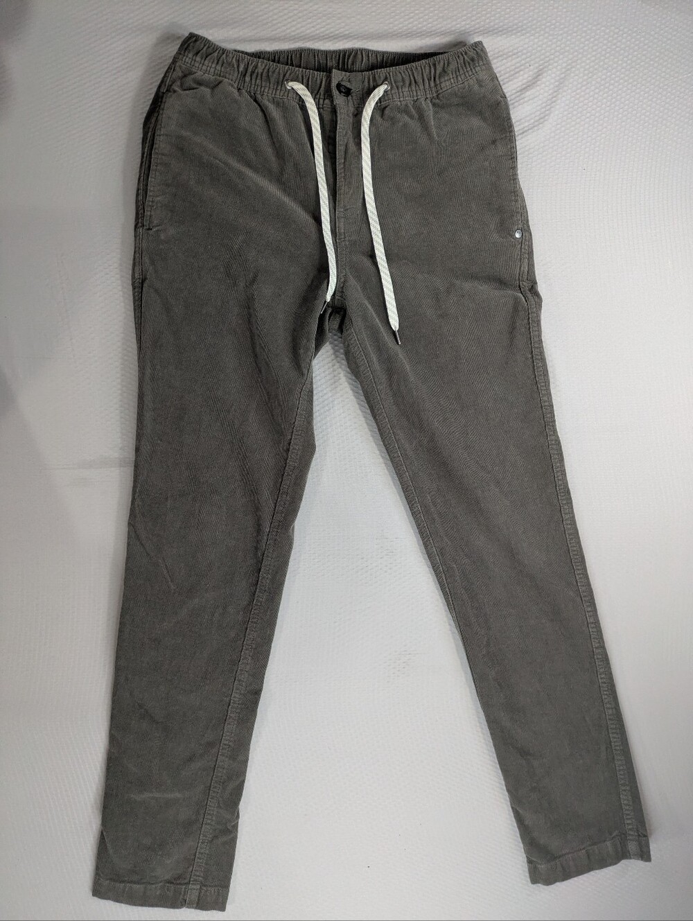 Vuori V440 Optimist Corduroy Pants S Green Drawstring Stretch Cord Pants